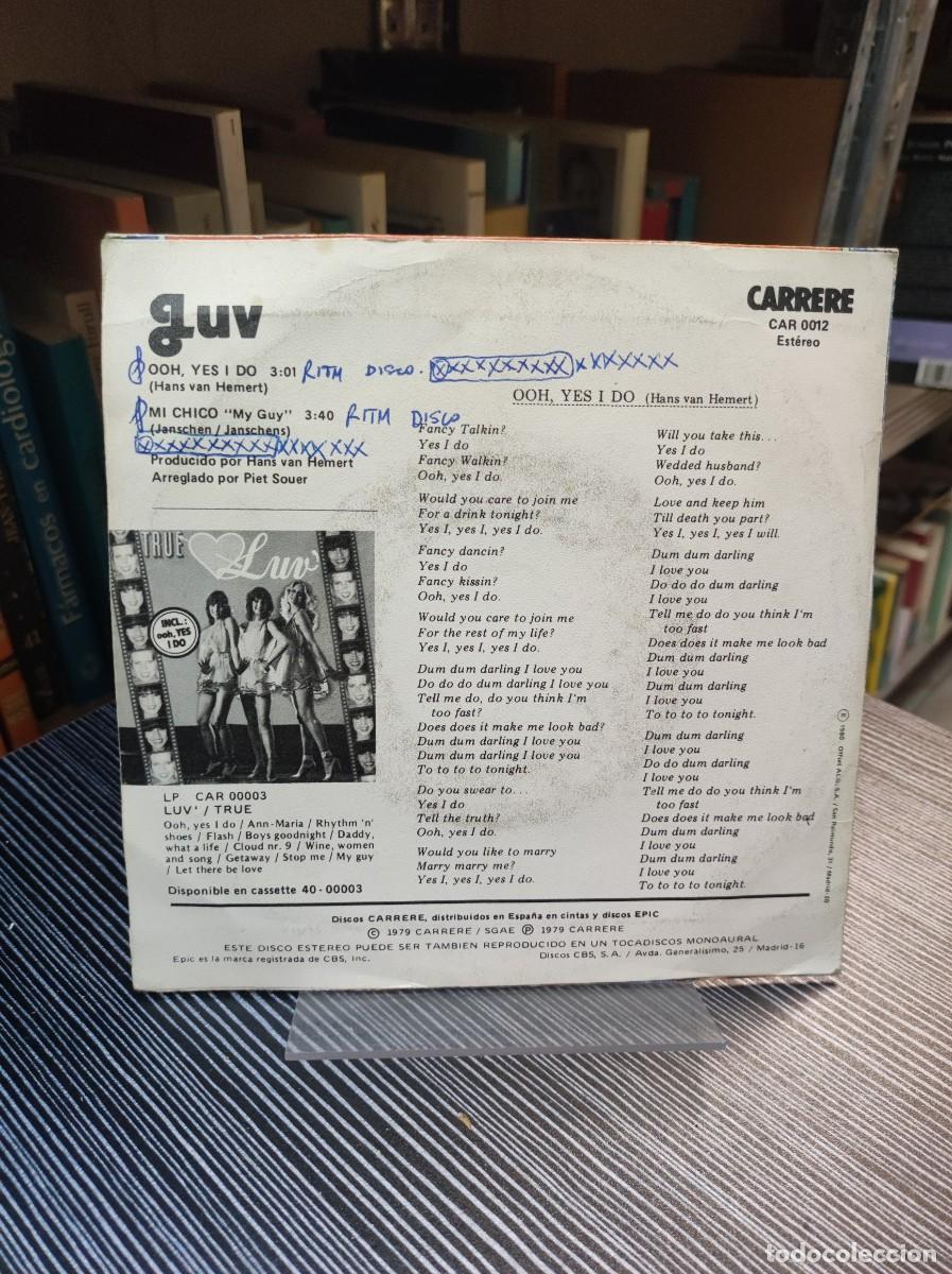 Discos de vinilo: Luv &ndash; Ooh, Yes I Do - Foto 2