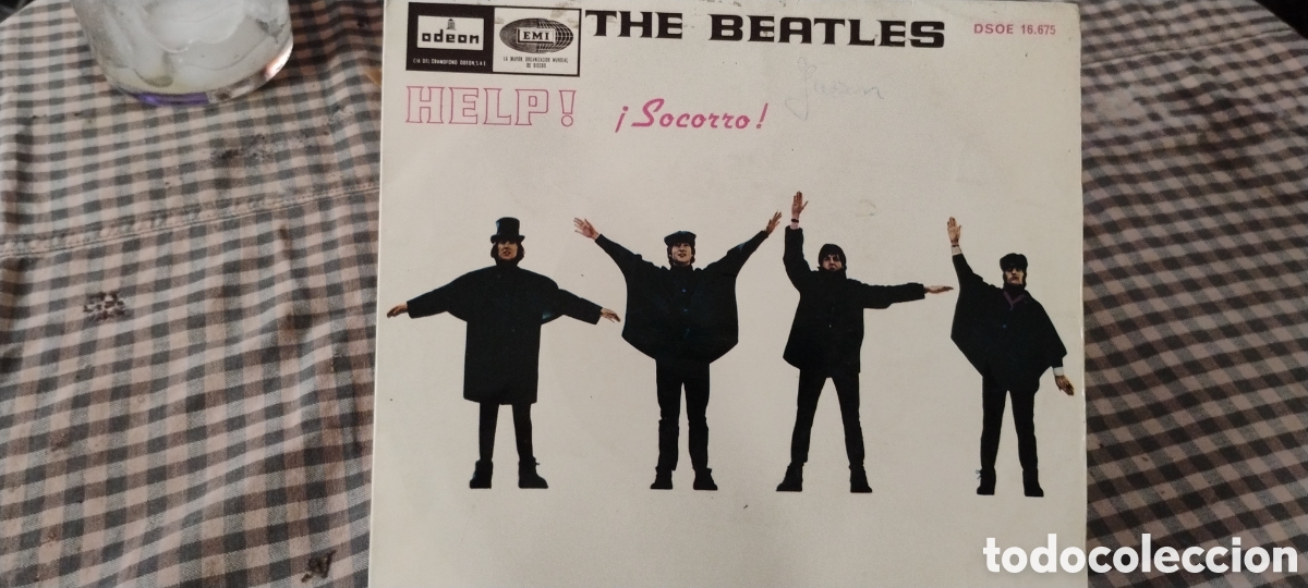 Discos de vinilo: THE BEATLESSS-HELP, SOCORRO0-EP-ODEON//SPAIN-IB - Foto 1