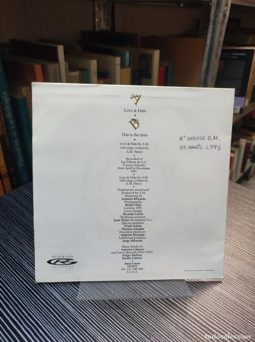 Discos de vinilo: LOVE & HATE THIS IS THE TIME - Foto 2