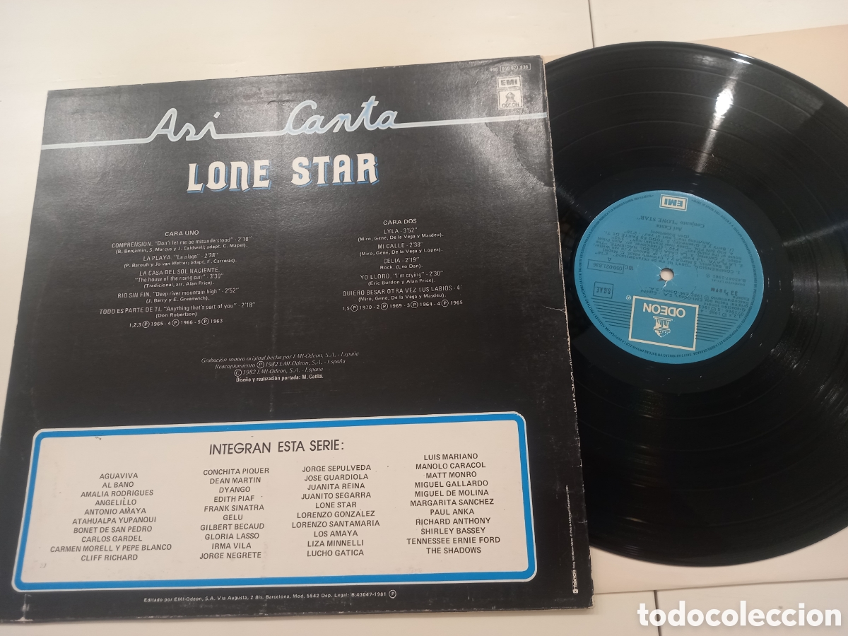 Discos de vinilo: LONE STAR - LP ESPA&Ntilde;OL - Foto 2