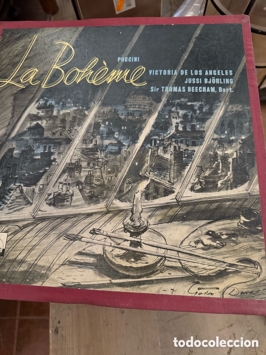 Discos de vinilo: &Aacute;lbum La Boheme de Puccini - Foto 1