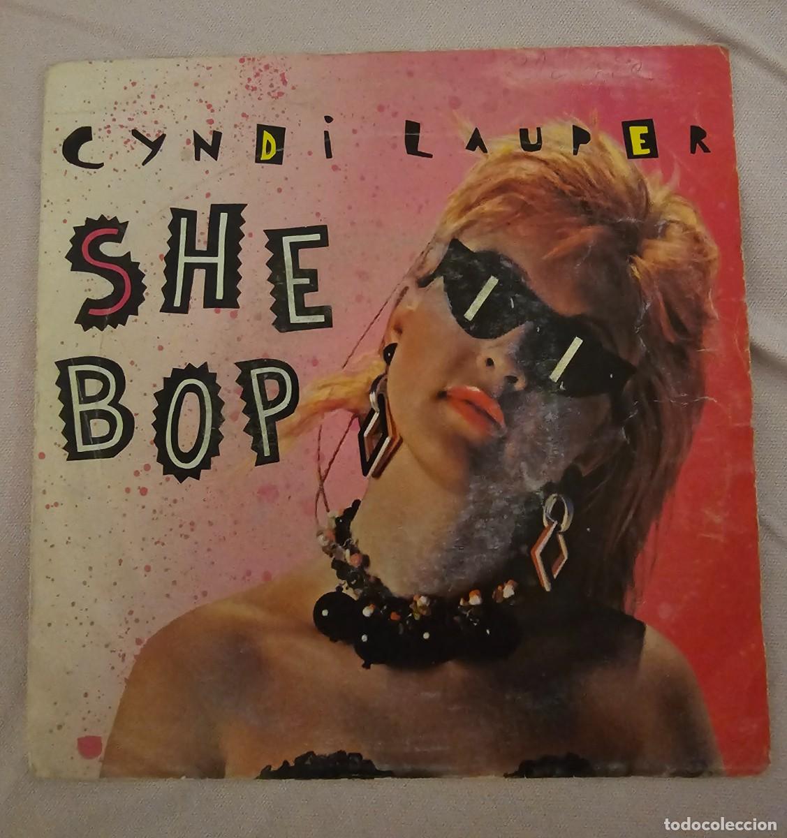 Discos de vinilo: Single 7&rdquo; Cyndi Lauper - &rdquo;She Bop&rdquo; - Foto 1