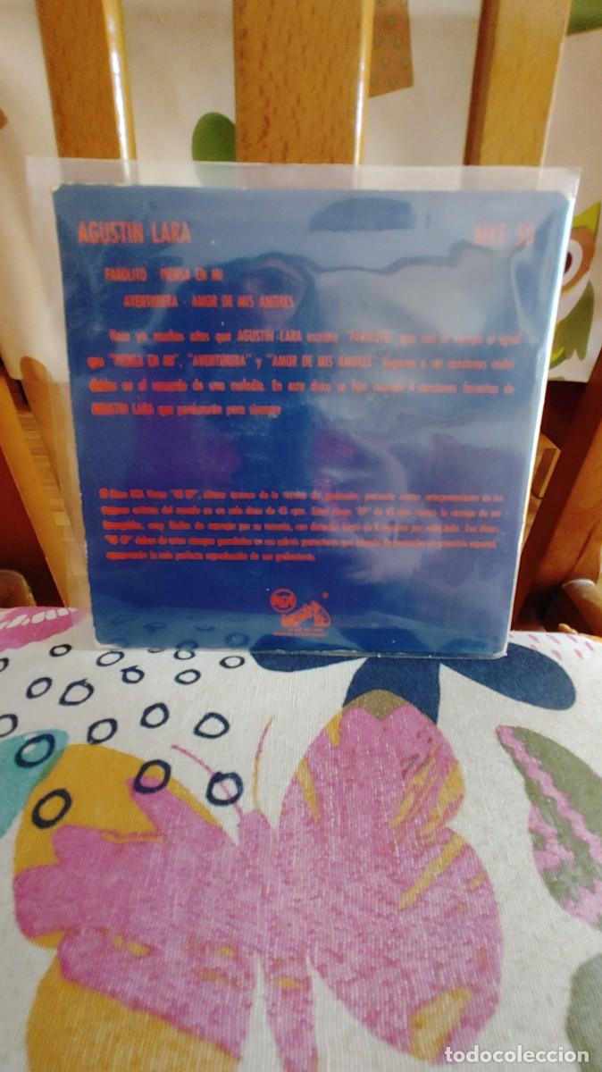 Discos de vinilo: AGUSTIN LARA-EP FAROLITO +3 - Foto 2