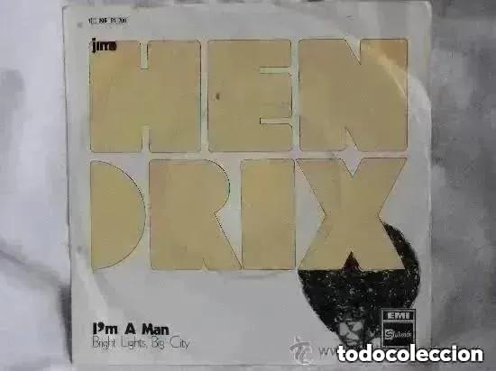 Discos de vinilo: JIMI HENDRIX - I&acute;M A MAN (SG) GERMANY EDITION 1970? - Foto 1