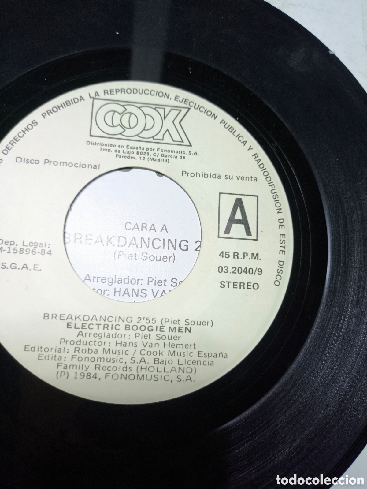 Discos de vinilo: Breakdancing.B.n.30 single - Foto 3