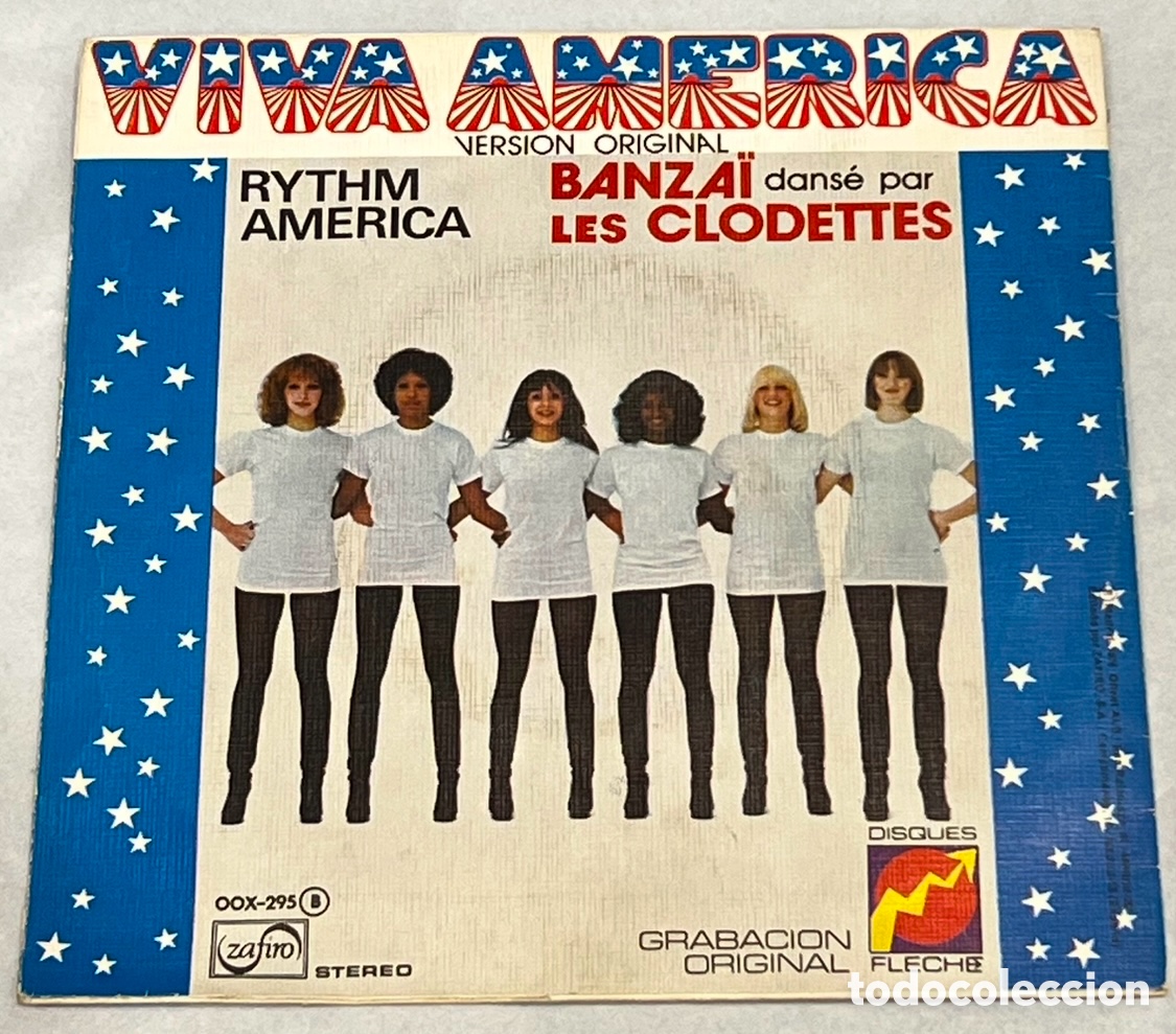 Discos de vinilo: Disco Vinilo Single. Viva Am&eacute;rica. &ldquo;Banzai&rdquo;. 1976. - Foto 2