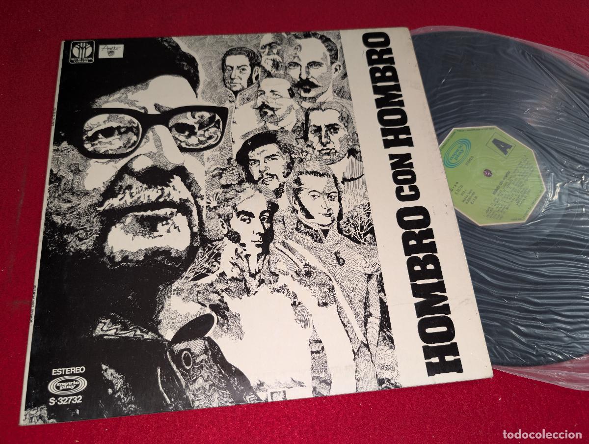 Discos de vinilo: HOMBRO CON HOMBRO LP 1975 Movieplay GATEFOLD PABLO MILANES+BLANCA+SILVIO RODRIGUEZ+JARA+CASTILLO+++
