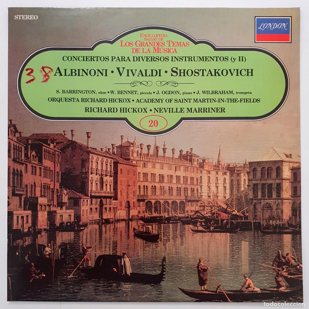 Discos de vinilo: Conciertos para diversos instrumentos II - Enciclopedia Salvat de Los Grandes Temas de la Musica 20
