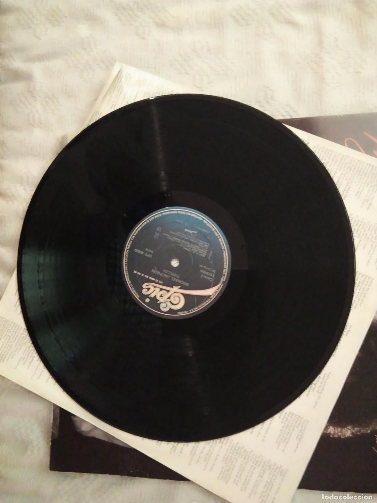 Discos de vinilo: LP MICHAEL JACKSON THRILER 1982 - Foto 5