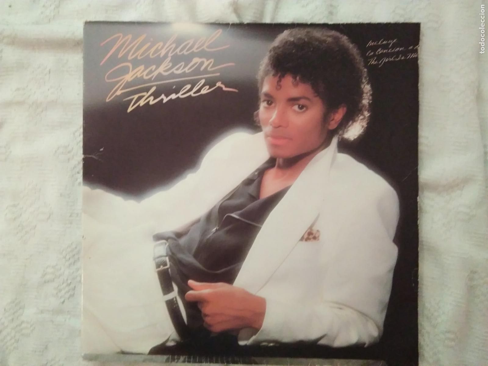Discos de vinilo: LP MICHAEL JACKSON THRILER 1982 - Foto 6