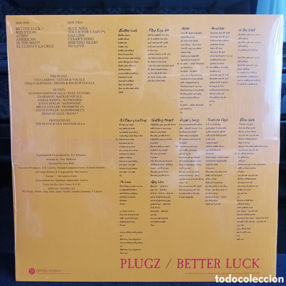 Discos de vinilo: The Plugz - Better Luck 2023 Australia - Foto 2
