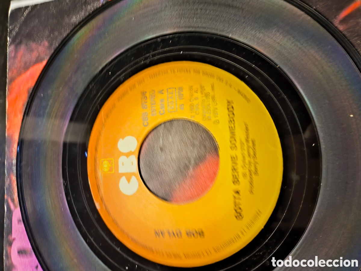 Discos de vinilo: Bob Dylan .B.n.31tendras que servir a alguien - Foto 3