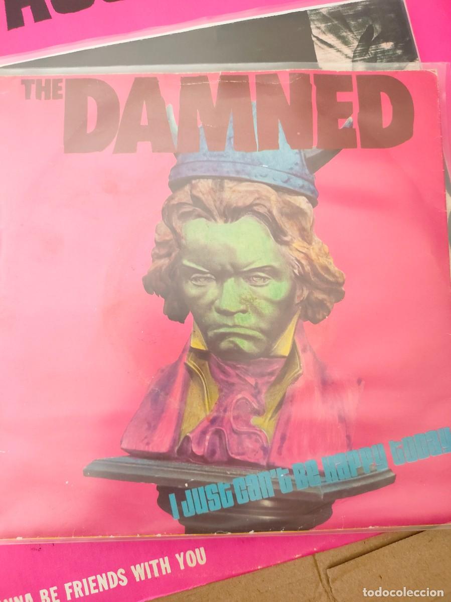 Discos de vinilo: Damned. I just can,t be happy - Foto 1