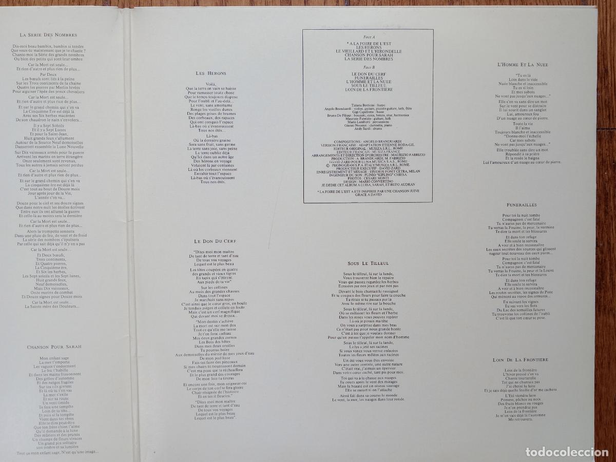 Discos de vinilo: Angelo Branduardi - A la foire de lest - Foto 3
