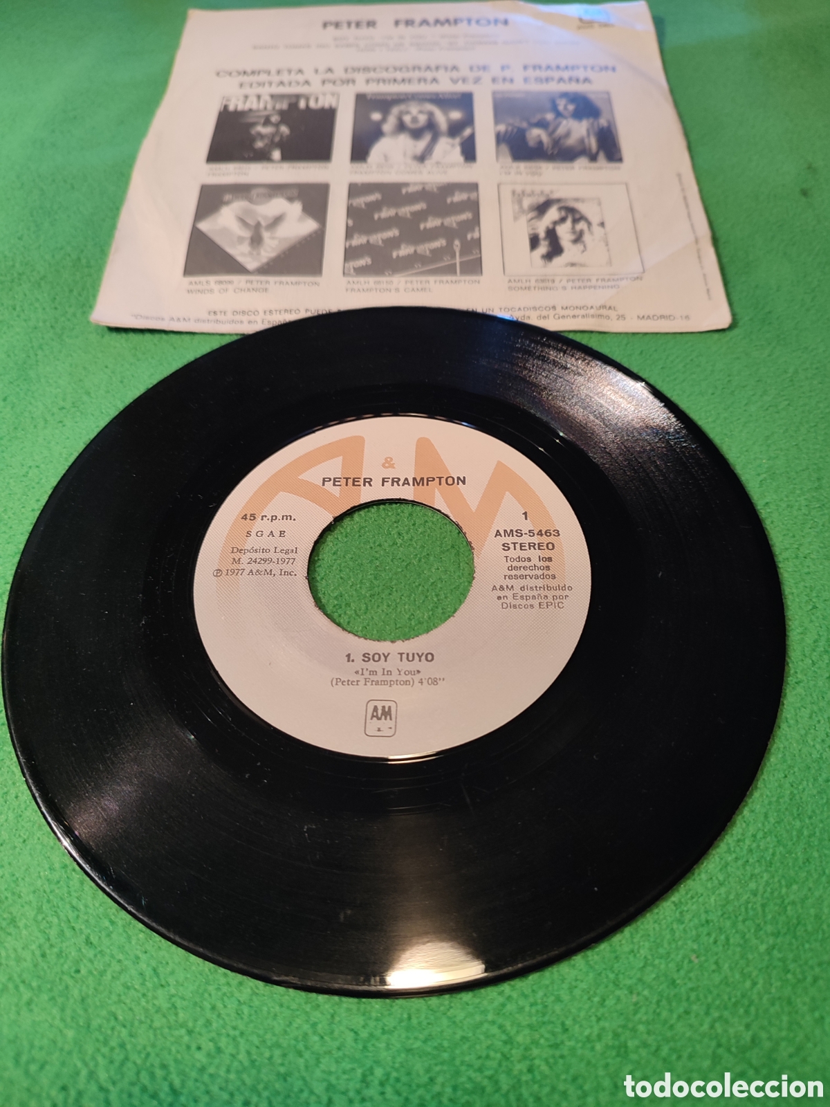 Discos de vinilo: Peter Frampton - Soy tuyo ( Im in you) - Foto 2