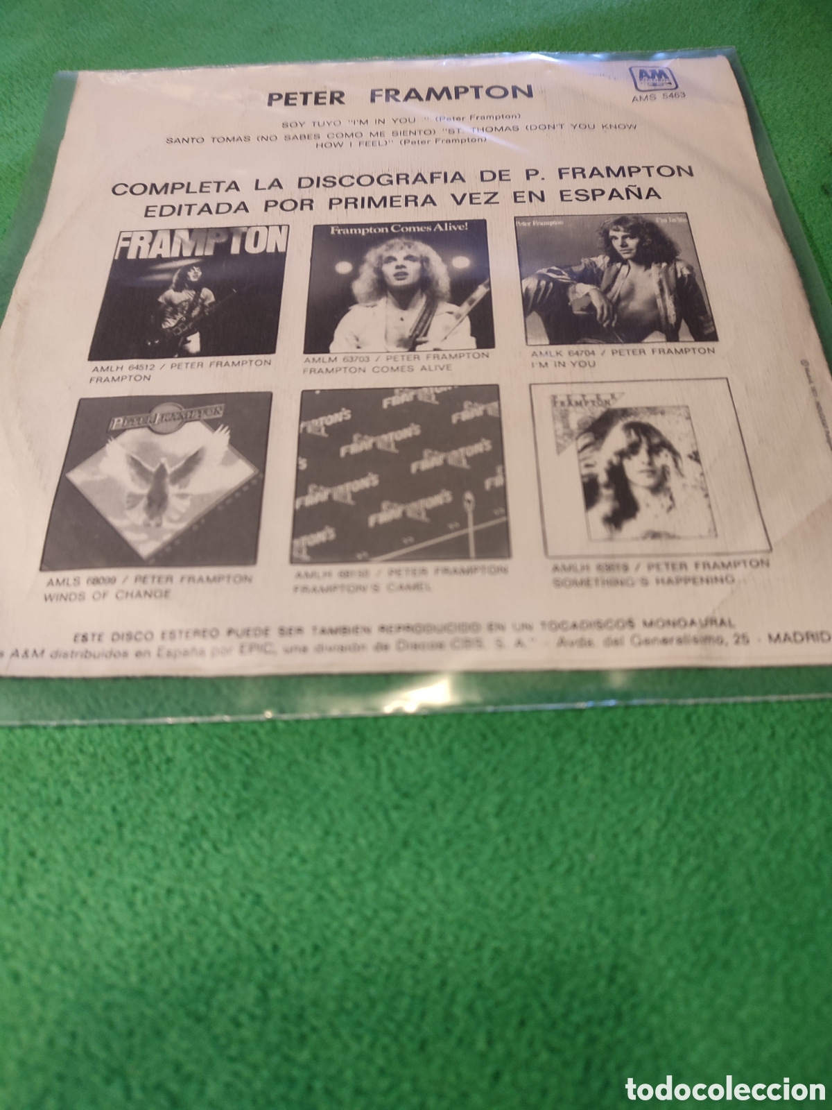 Discos de vinilo: Peter Frampton - Soy tuyo ( Im in you) - Foto 3