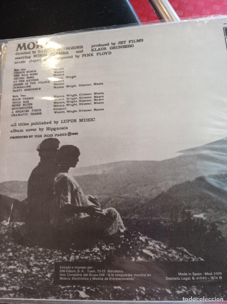 Discos de vinilo: PINK FLOYD- MORE. LP MINT - Foto 2
