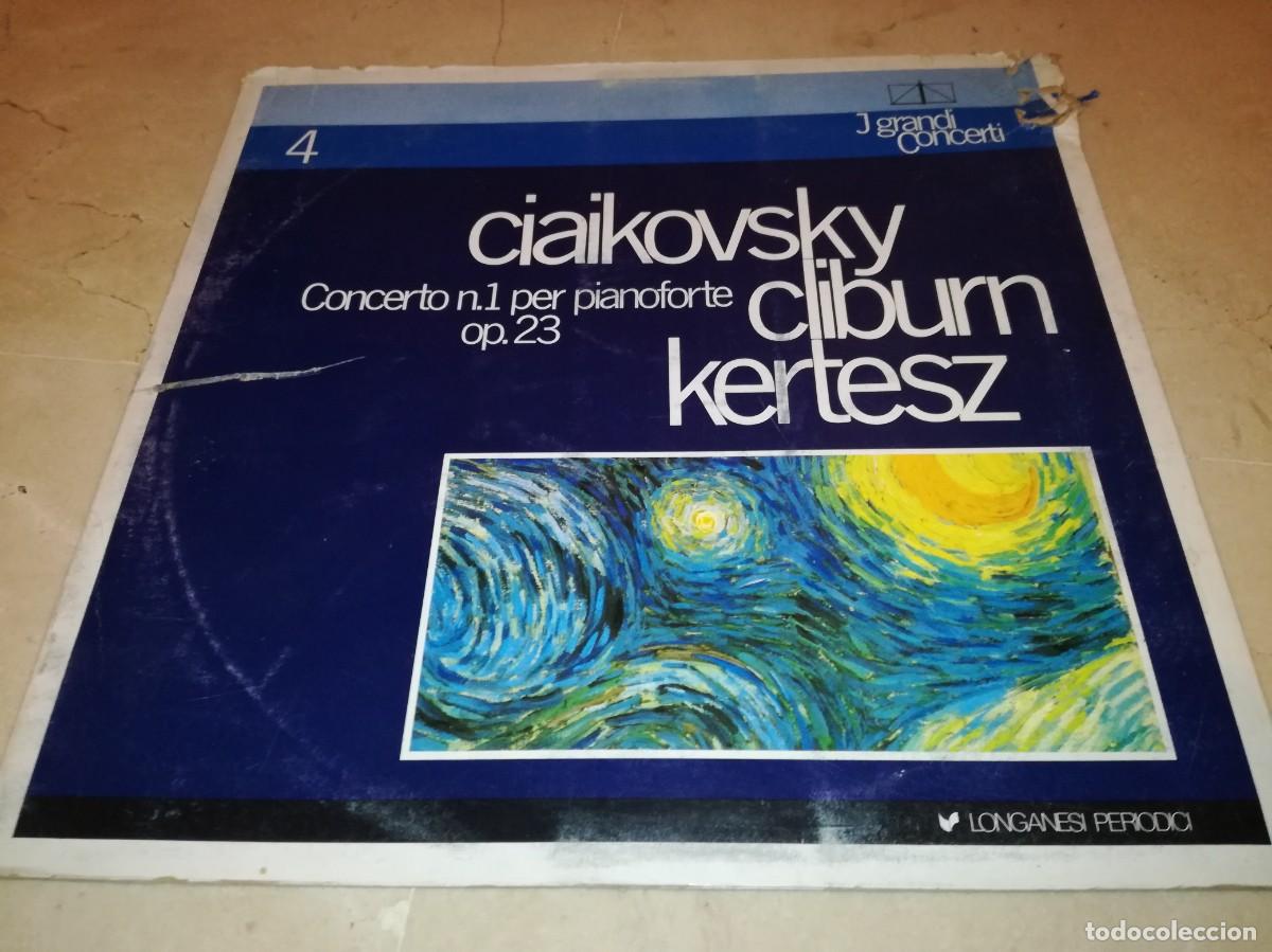 Discos de vinil: Ciaikovsky / Kertesz / Cliburn. Concerto n. 1 in si bemolle minore per pianoforte e orchestra