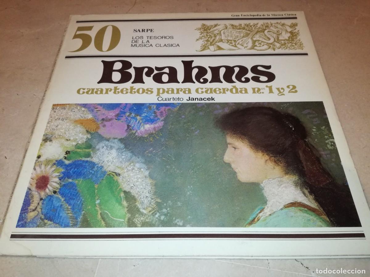 Discos de vinilo: BRAHMS-CUARTETOS PARA CUERDA N&ordm; 1 Y 2-GATEFOLD