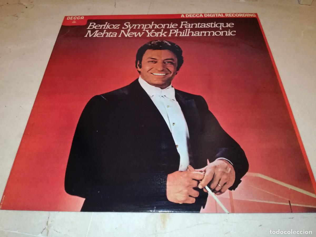Discos de vinil: BERLIOZ-SYMPHONIE FANTASTIQUE MEHTA NEW YORK PHILARMONIC-EDICI&Oacute;N ESPA&Ntilde;OLAEN EXCELENTE ESTADO
