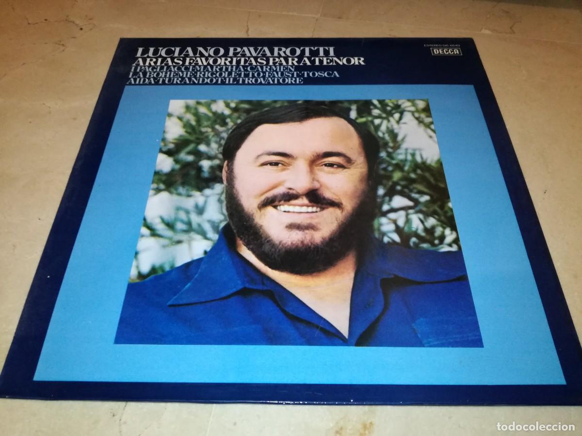Discos de vinil: LUCIANO PAVAROTTI-ARIAS FAVORITAS PARA TENOR-VINILO EN EXCELENTE ESTADO