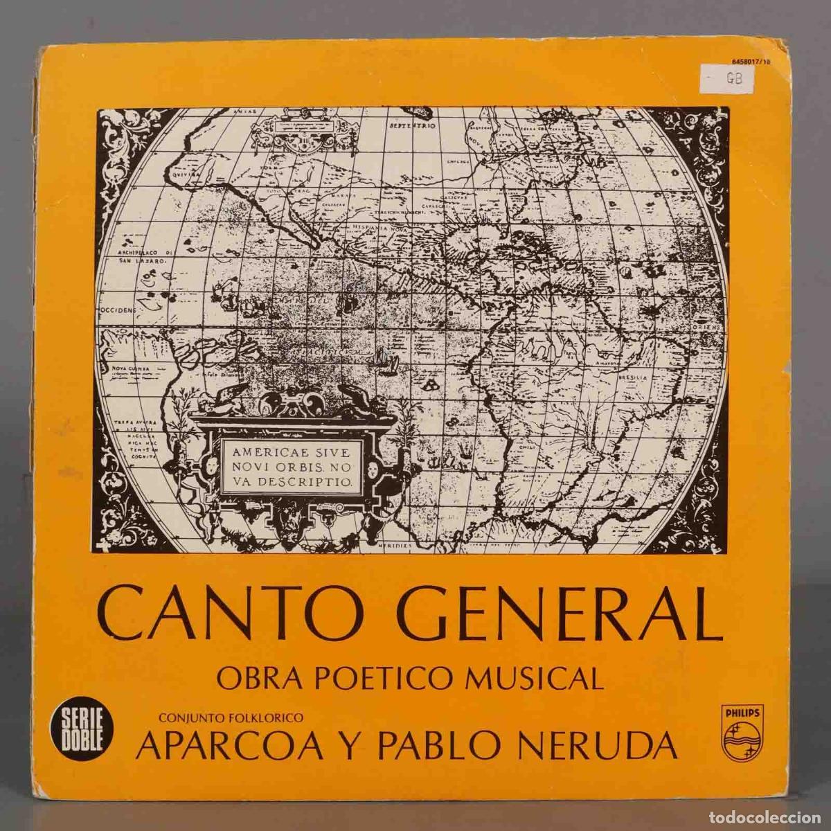 Discos de vinilo: LP. Aparcoa y Pablo Neruda &ndash; Canto General - Foto 1