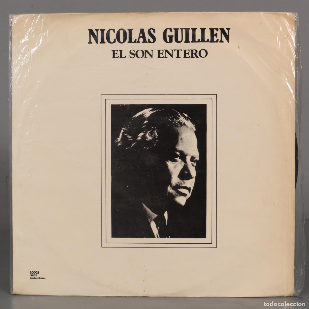 Discos de vinilo: LP. Nicol&aacute;s Guill&eacute;n &ndash; El Son Entero - Foto 1