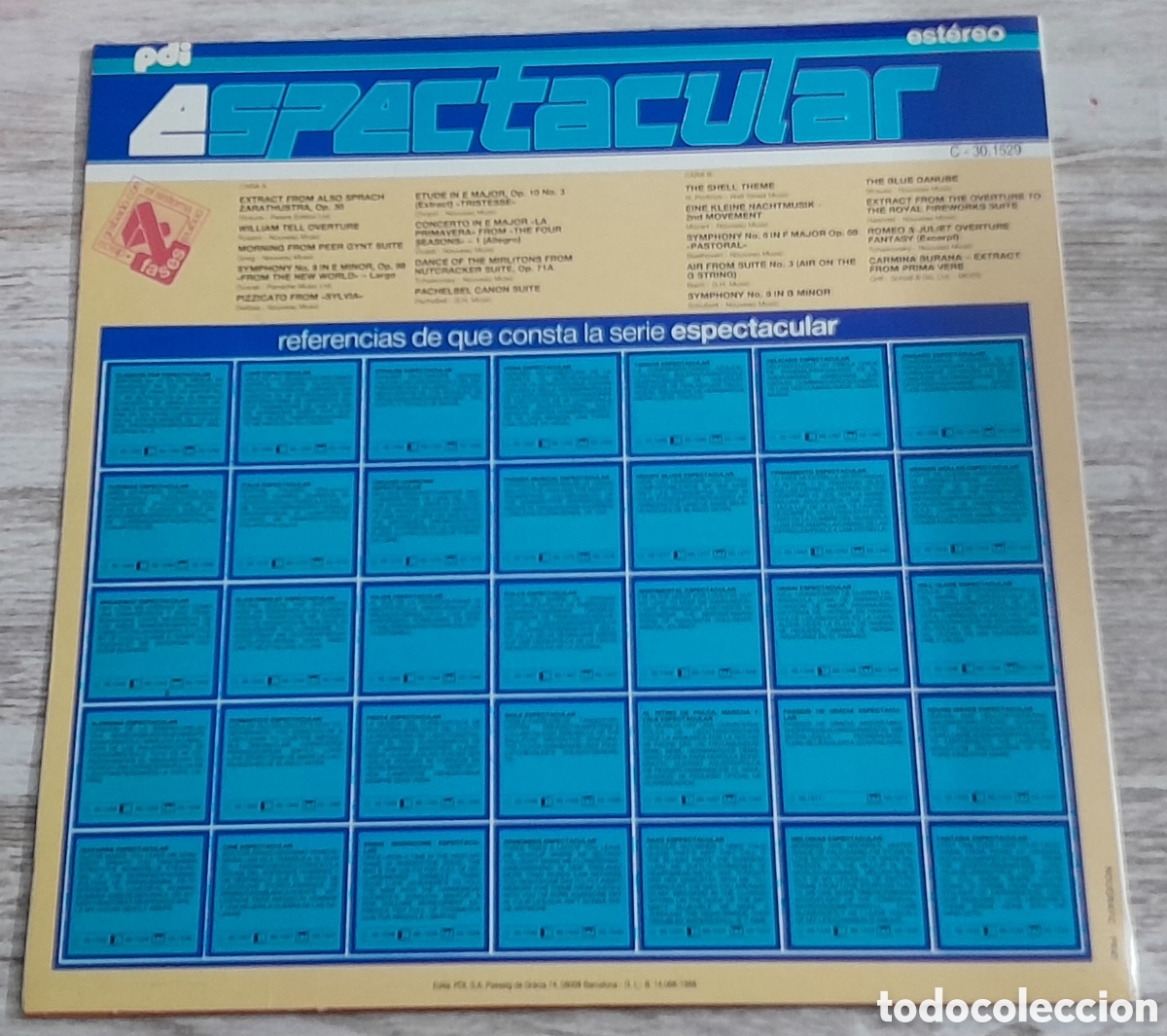 Discos de vinilo: TEMAS CLASICOS - ESPECTACULAR - PDI 1988 - Foto 2