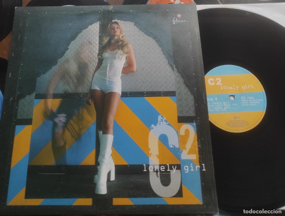Discos de vinilo: C2 &ndash; LONELY GIRL (4 VERIONES) MAXI - Foto 1