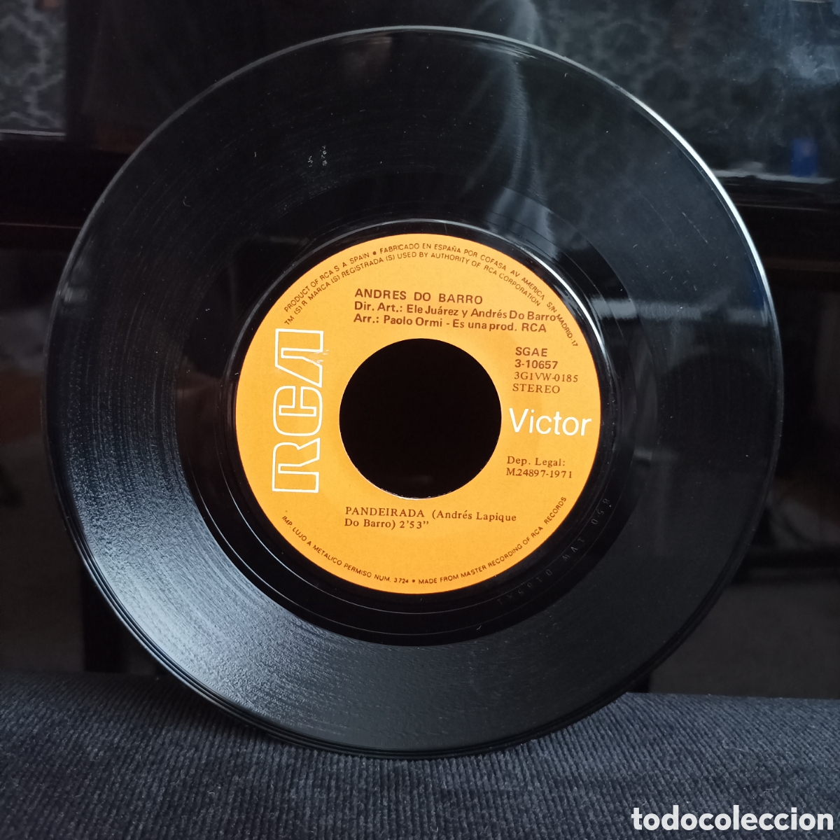 Discos de vinilo: Andr&eacute;s Do Barro - Pandeirada 1971 - Foto 3