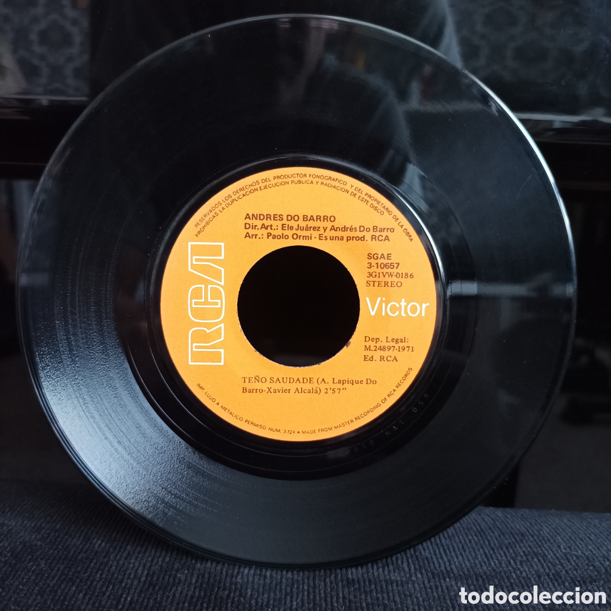 Discos de vinilo: Andr&eacute;s Do Barro - Pandeirada 1971 - Foto 4