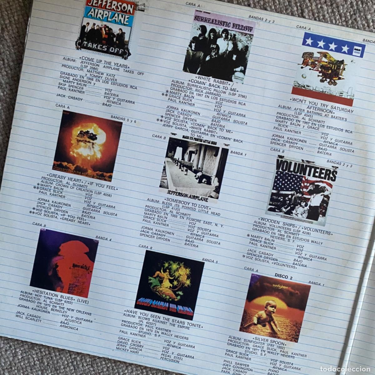 Discos de vinilo: JEFFERSON AIRPLANE FLIGHT LOG DOBLE - Foto 2