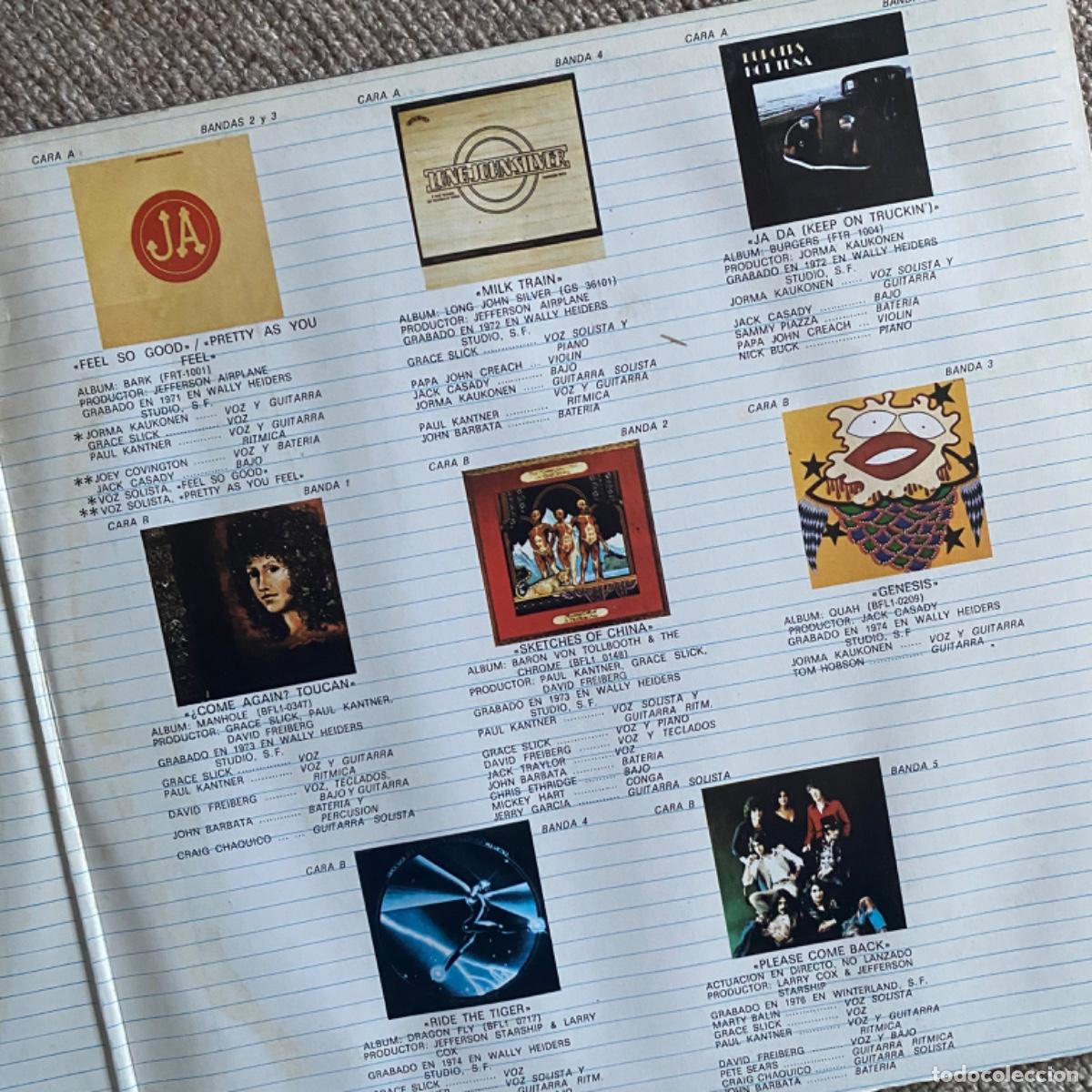 Discos de vinilo: JEFFERSON AIRPLANE FLIGHT LOG DOBLE - Foto 3