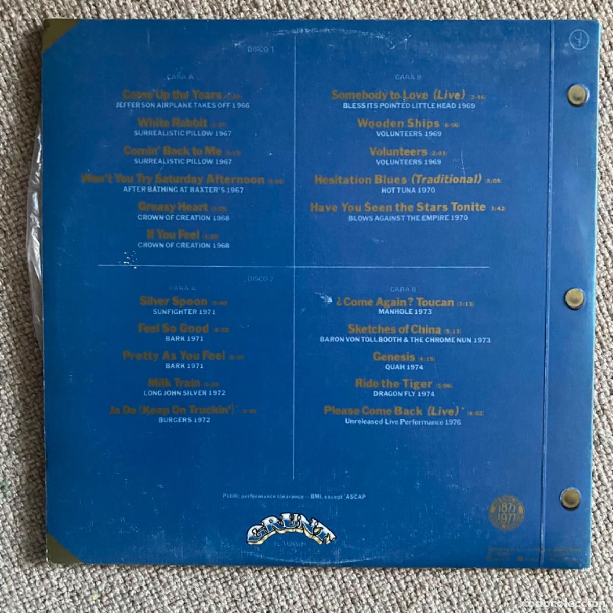 Discos de vinilo: JEFFERSON AIRPLANE FLIGHT LOG DOBLE - Foto 4