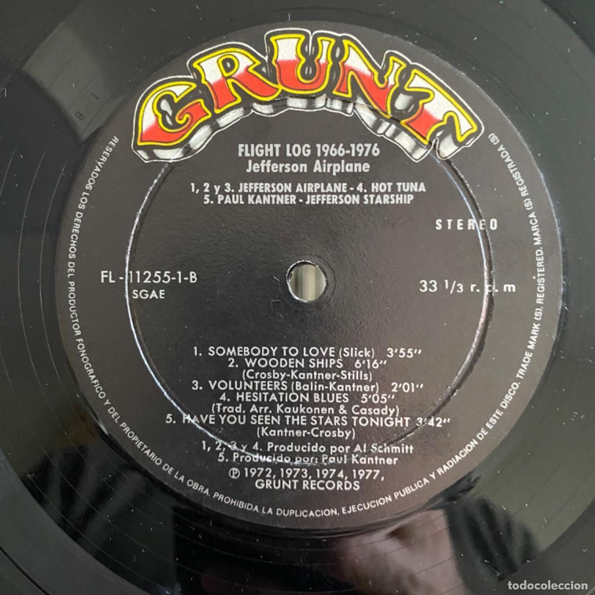 Discos de vinilo: JEFFERSON AIRPLANE FLIGHT LOG DOBLE - Foto 8
