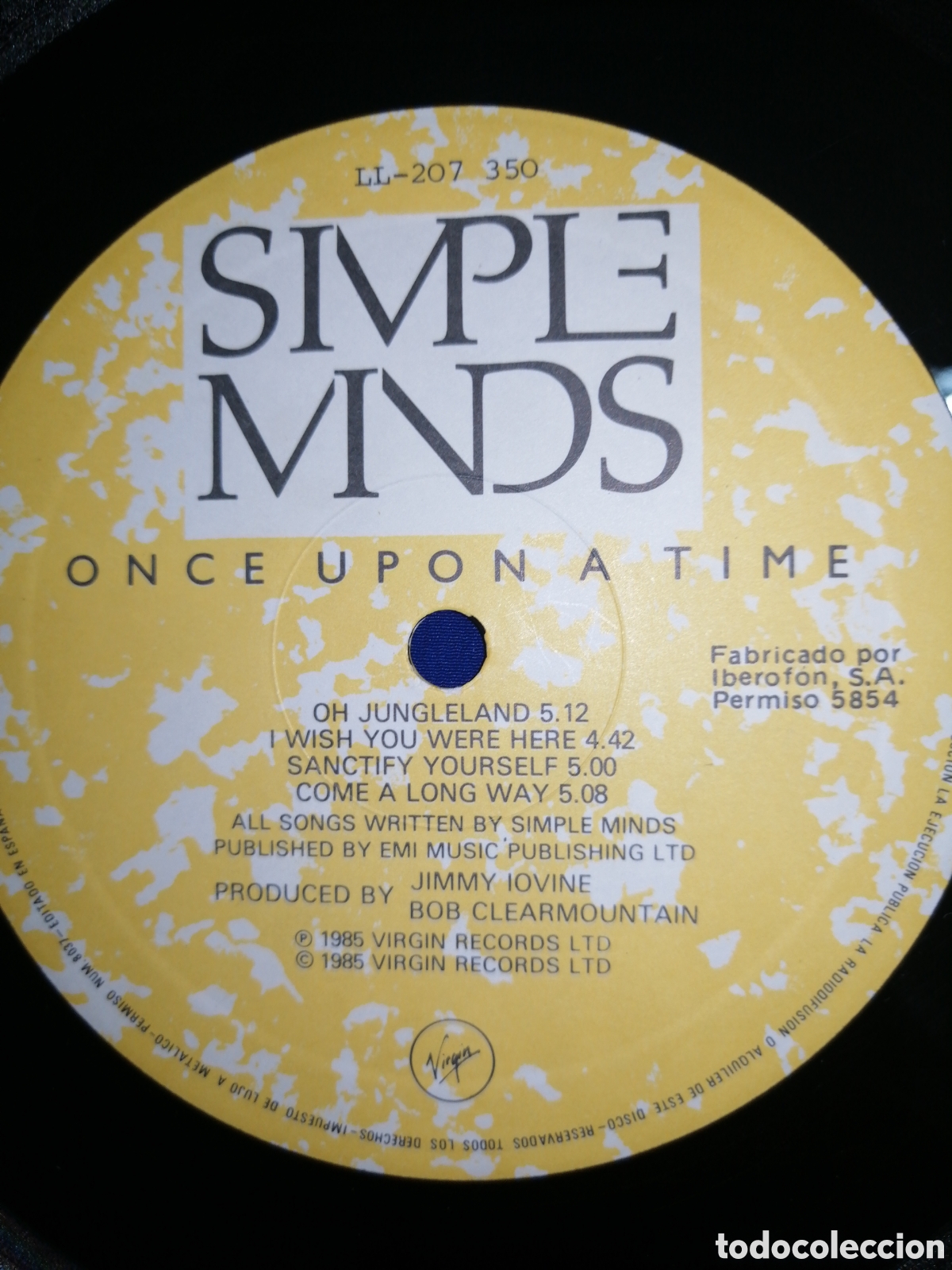 Discos de vinilo: SIMPLE MINDS - ONCE UPON A TIME 1985 IBEROFON, S. A. - Foto 9