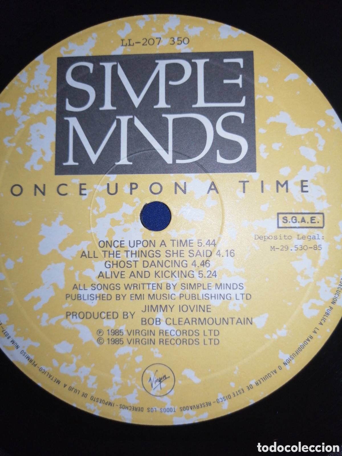 Discos de vinilo: SIMPLE MINDS - ONCE UPON A TIME 1985 IBEROFON, S. A. - Foto 10