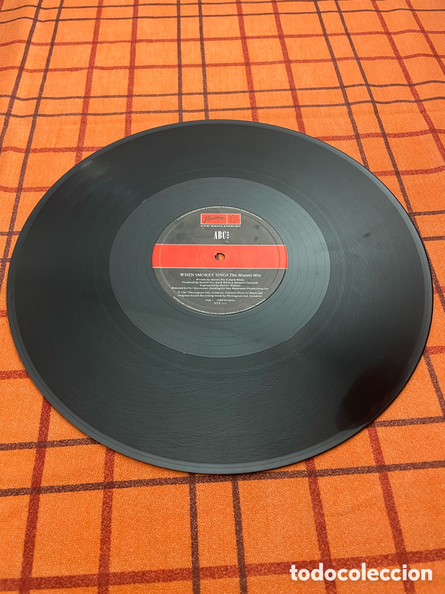 Discos de vinilo: Maxi ABC When Smokey Sings - Foto 3