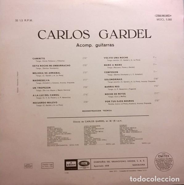 Discos de vinilo: Carlos Gardel &ndash; Carlos Gardel - Foto 2