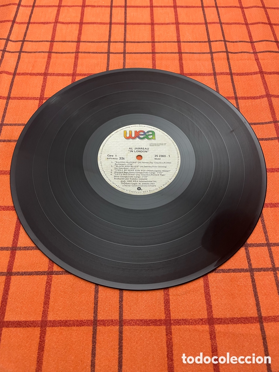 Discos de vinilo: LP Al Jarreau In London - Foto 3