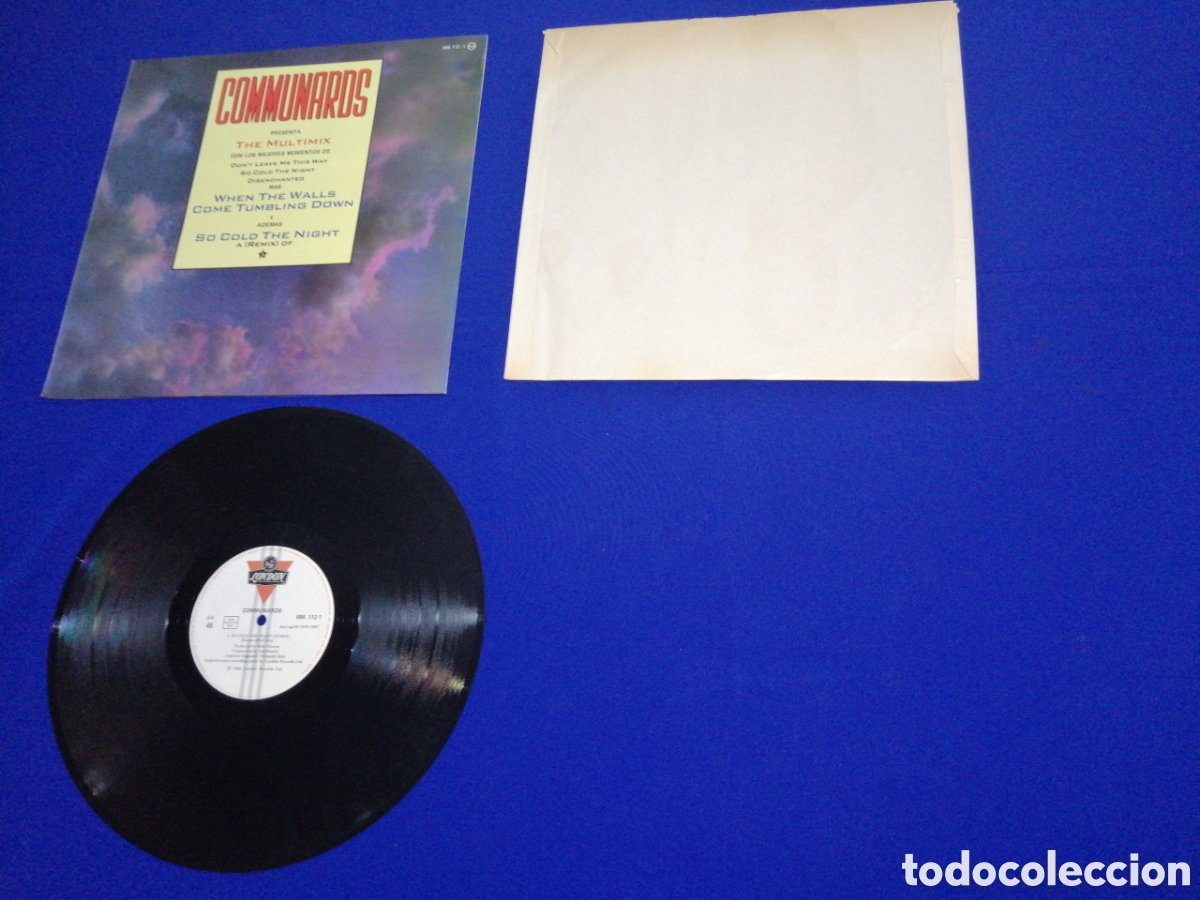 Discos de vinilo: COMMUNARDS - THE MULTIX - POLIGRAM 1987- A 45 RPM - Foto 9