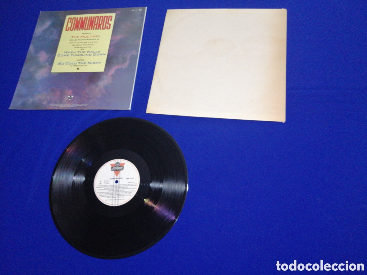 Discos de vinilo: COMMUNARDS - THE MULTIX - POLIGRAM 1987- A 45 RPM - Foto 10