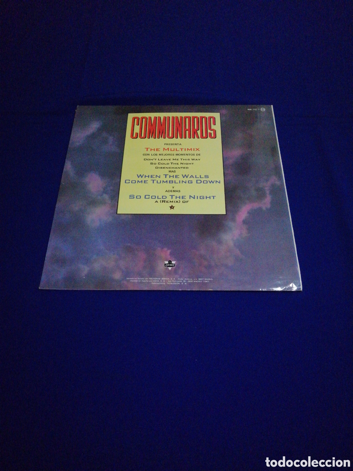 Discos de vinilo: COMMUNARDS - THE MULTIX - POLIGRAM 1987- A 45 RPM - Foto 1