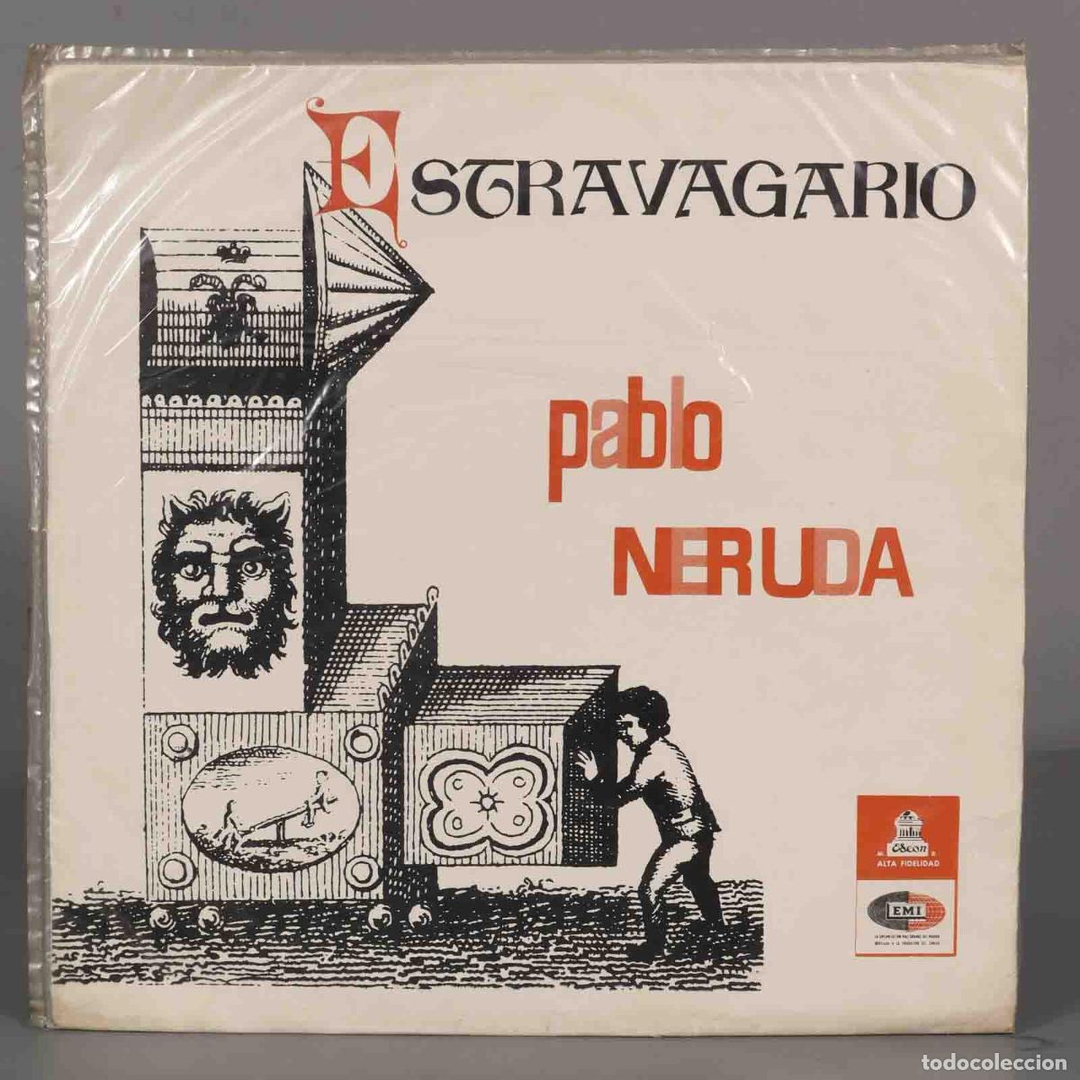 Discos de vinilo: LP. Pablo Neruda &ndash; Estravagario - Foto 1