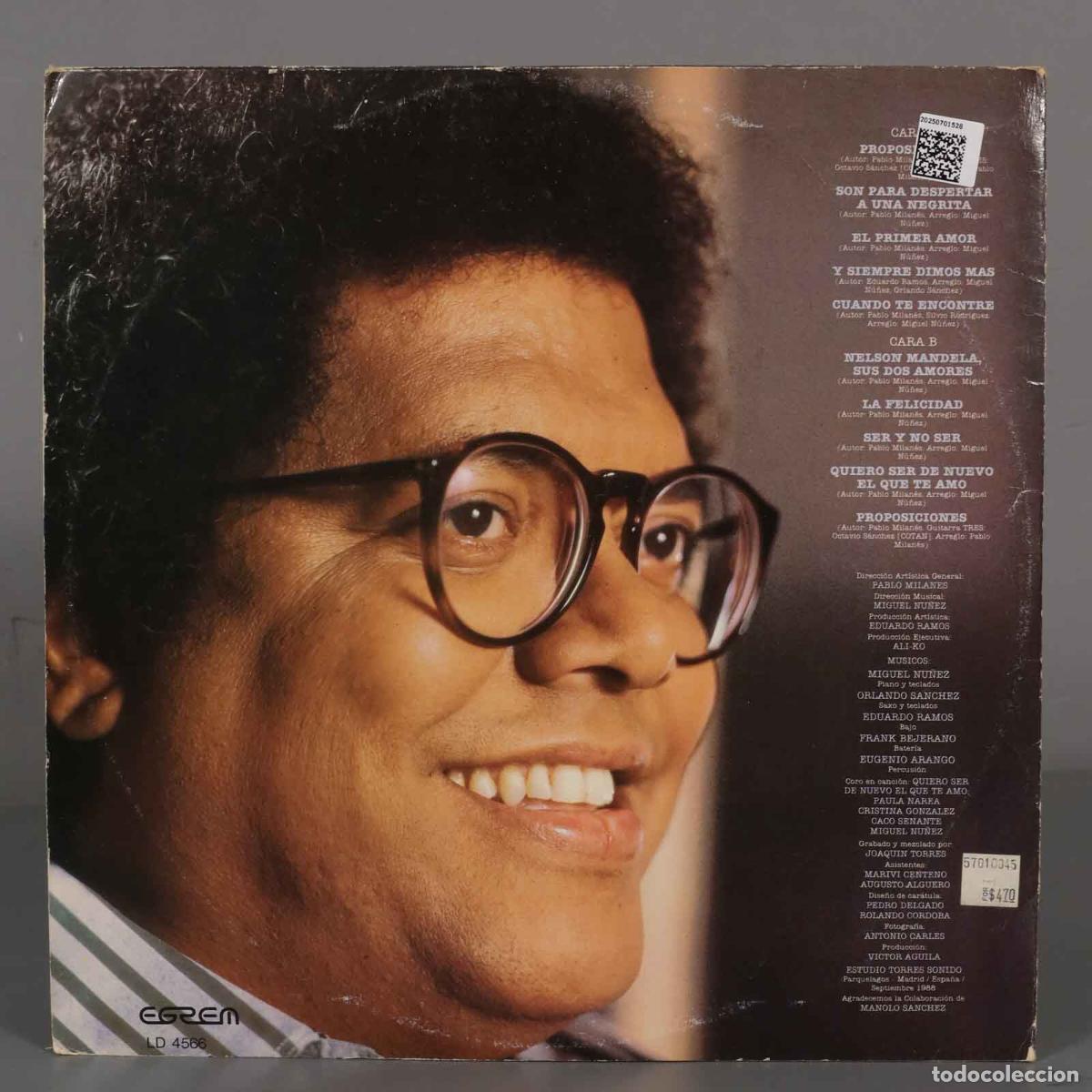 Discos de vinilo: LP. Pablo Milan&eacute;s &ndash; Proposiciones - Foto 2