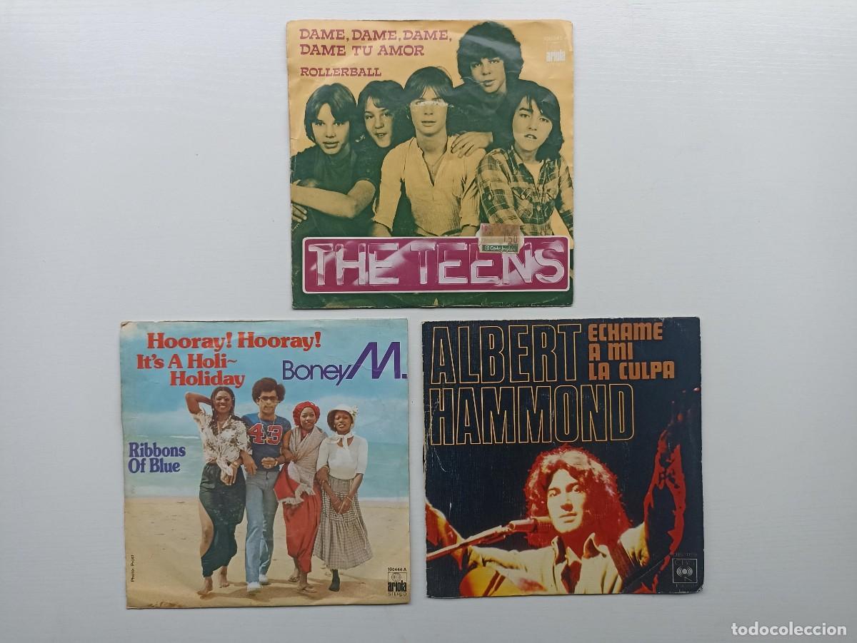 Discos de vinilo: Lote 3 discos de vinilo, singles - Foto 1