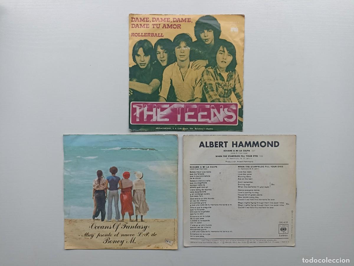 Discos de vinilo: Lote 3 discos de vinilo, singles - Foto 2