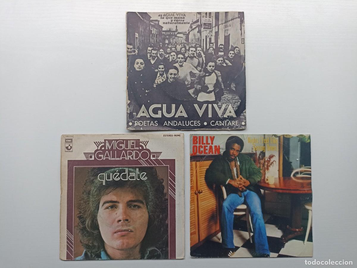 Discos de vinilo: Lote 3 discos de vinilo, singles - Foto 1