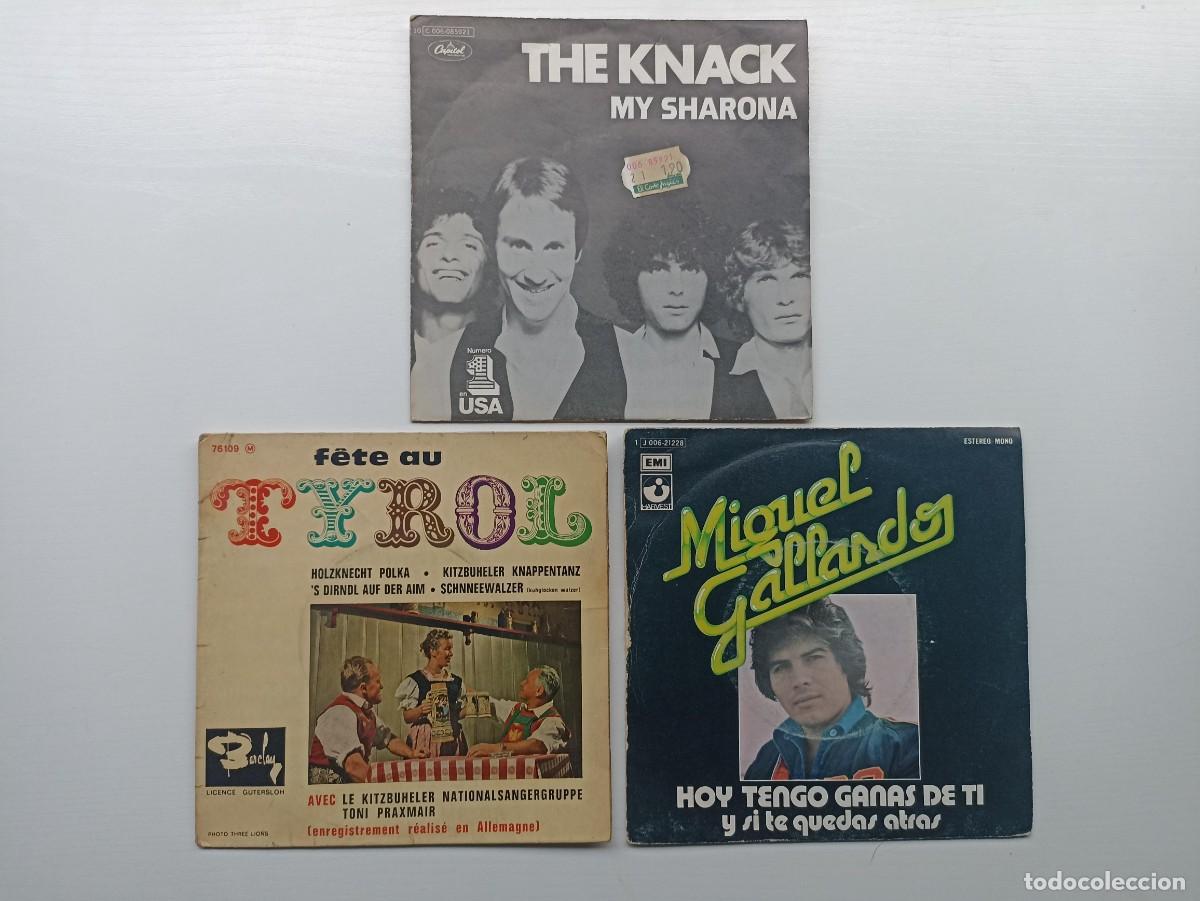 Discos de vinilo: Lote 3 discos de vinilo, singles - Foto 1