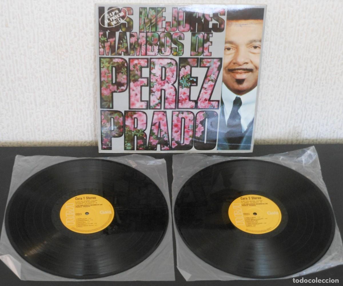 Disques de vinyle: LOS MEJORES MAMBOS DE PEREZ PRADO 2x LP Doble Album RCA Spain Vinilo Mambo Latino Latin